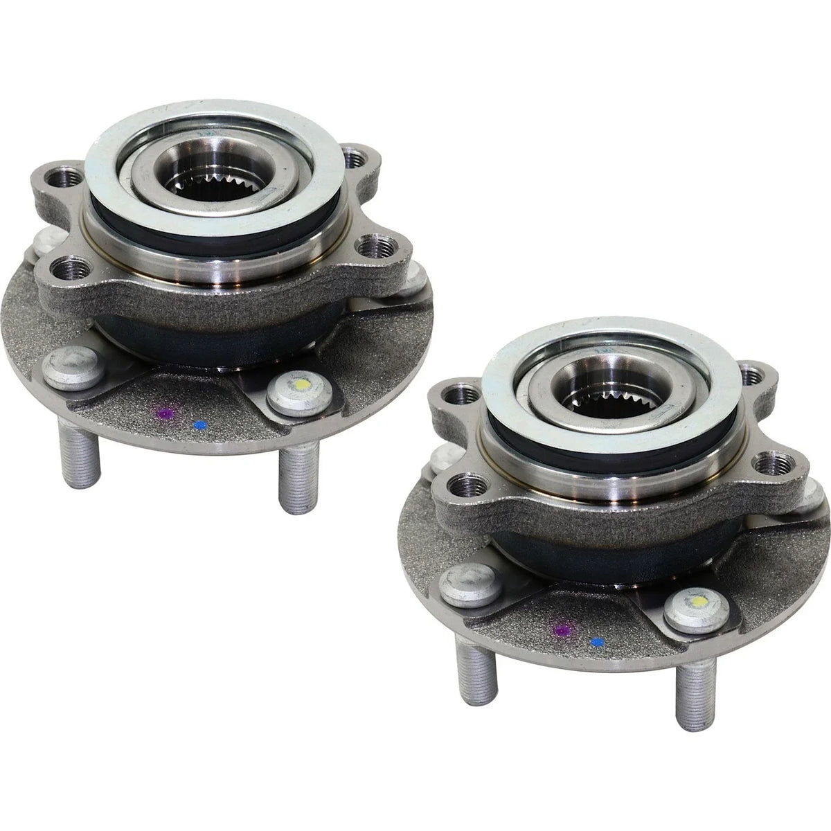 Set of 2 Wheel Hubs for Nissan Juke