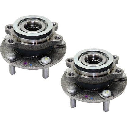 Set of 2 Wheel Hubs for Nissan Juke