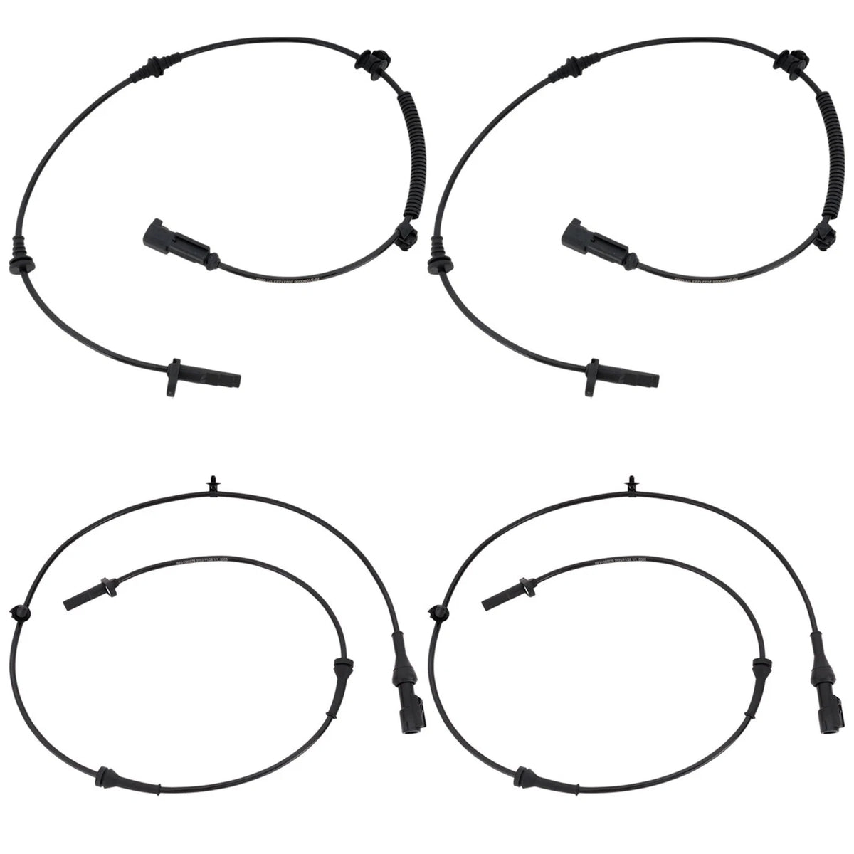 Set of 4 ABS Speed Sensors for Lincoln MKS (2009–2016)