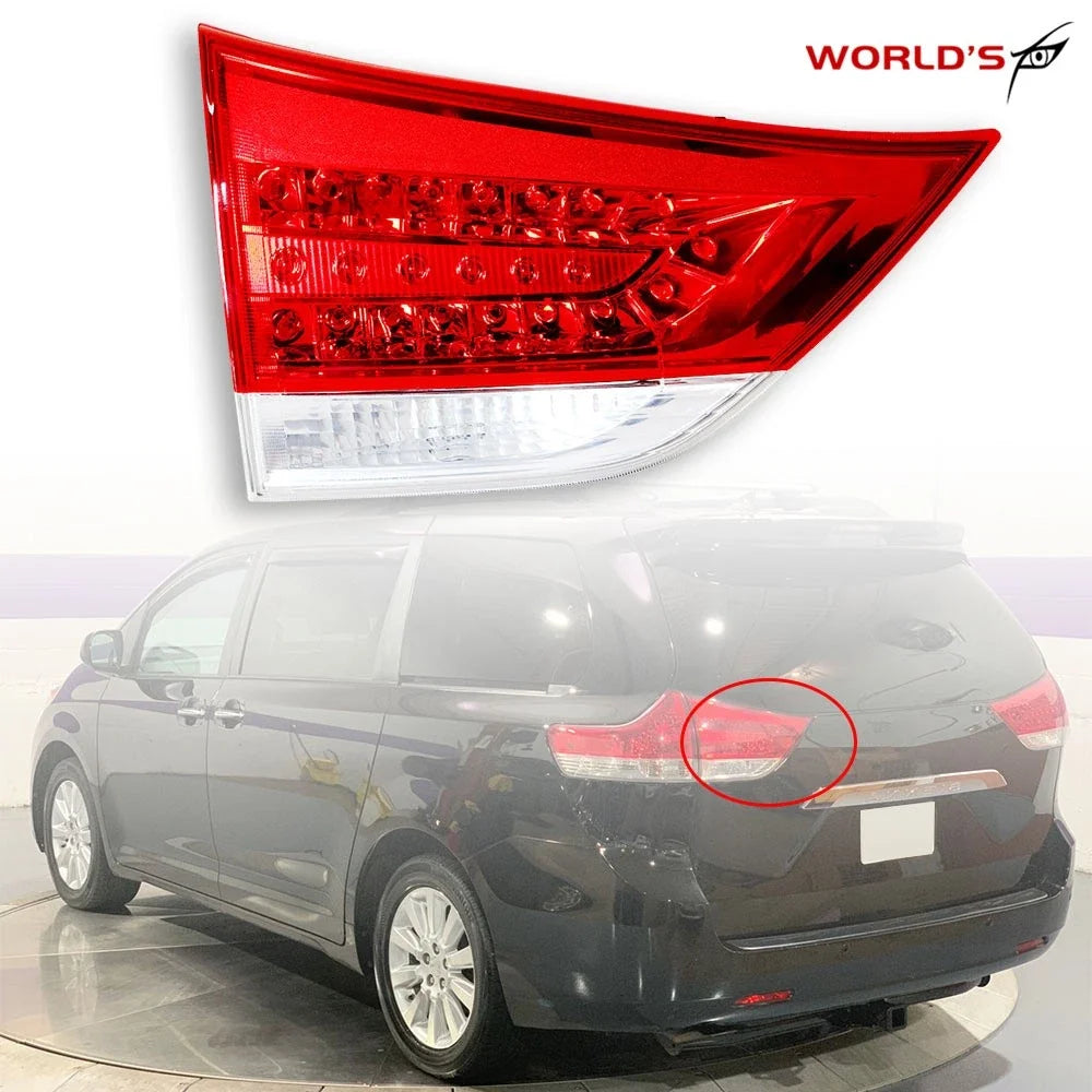 Driver Left Inside Tail Light for Toyota Sienna (2011–2012)