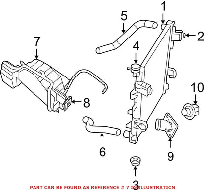 OEM Engine Coolant Reservoir for Dodge Ram 1500 & 2500 (2002-2023)