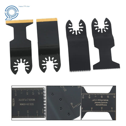 Oscillating Saw Blade Set - 20 Pack for Universal Multitools (Titanium)