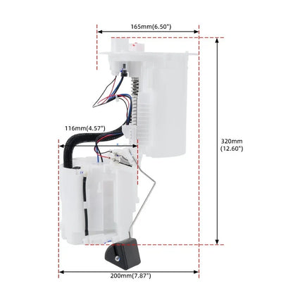 Fuel Module Pump Assembly for Toyota Prius L4 1.8L 2010-2015