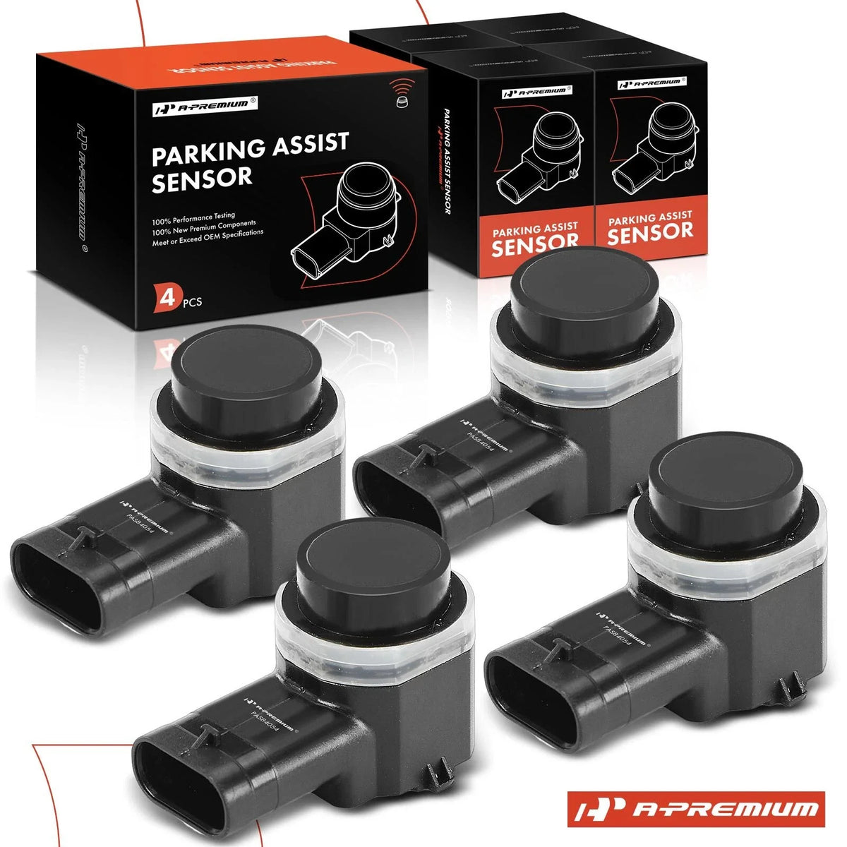 Set of 4 Rear Parking Aid Assist Sensors for Ford Escape (2013–2016)