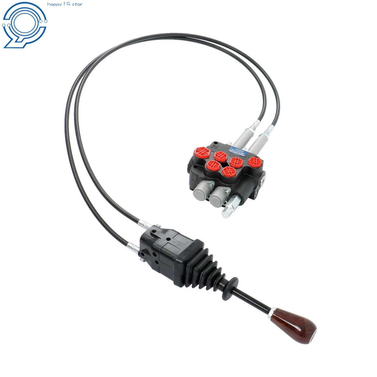 2X Spool Remote Control Valve Kit 80lpm/21gpm + Joystick + Cable 25MPa