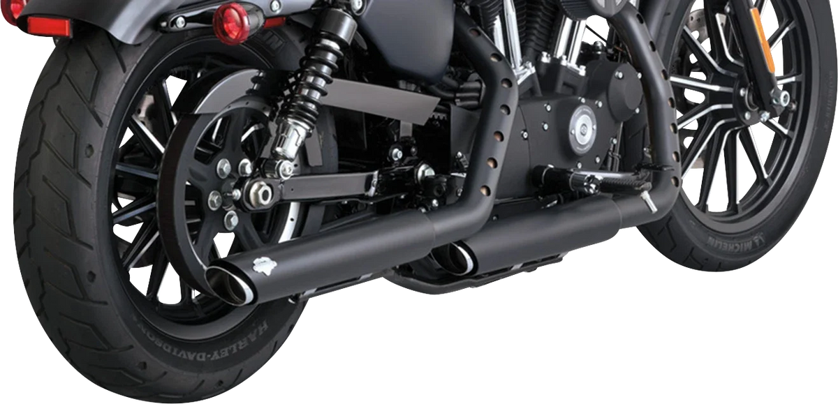 Vance & Hines 3" Slip-On Mufflers Twin Slash for Harley Davidson