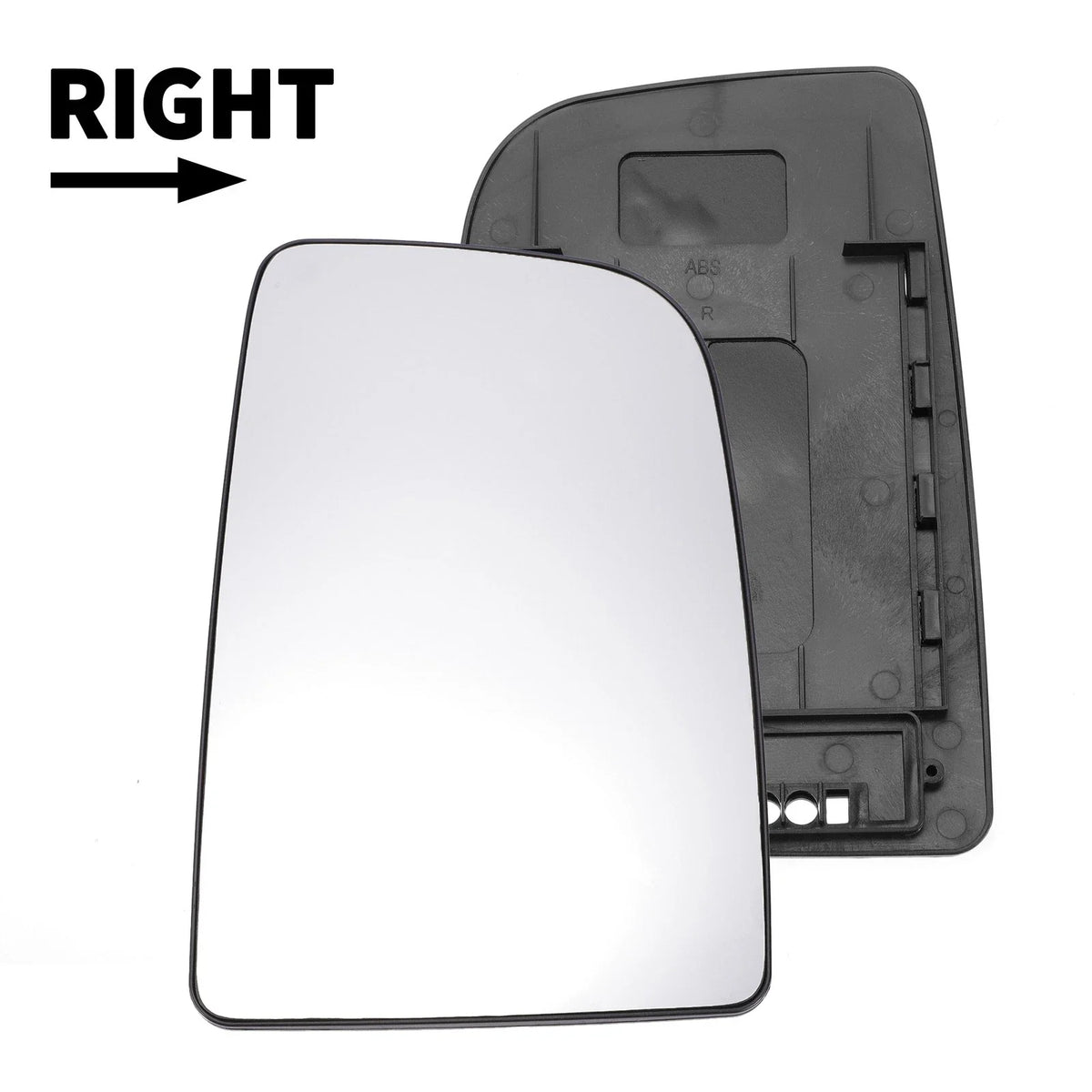 Right Upper White Mirror Glass for Mercedes Sprinter (Non-heated)