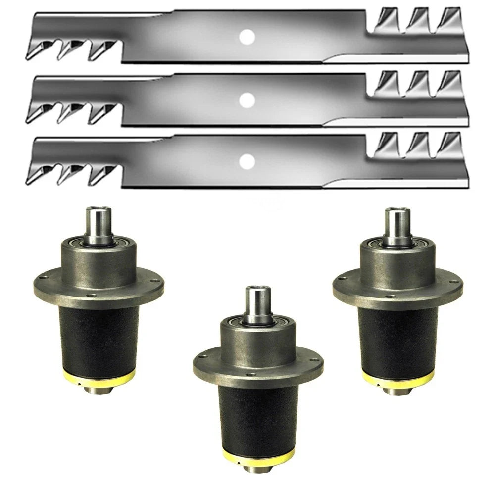 Mulching Blade & Deck Spindle Kit for Gravely (Replaces 025124)