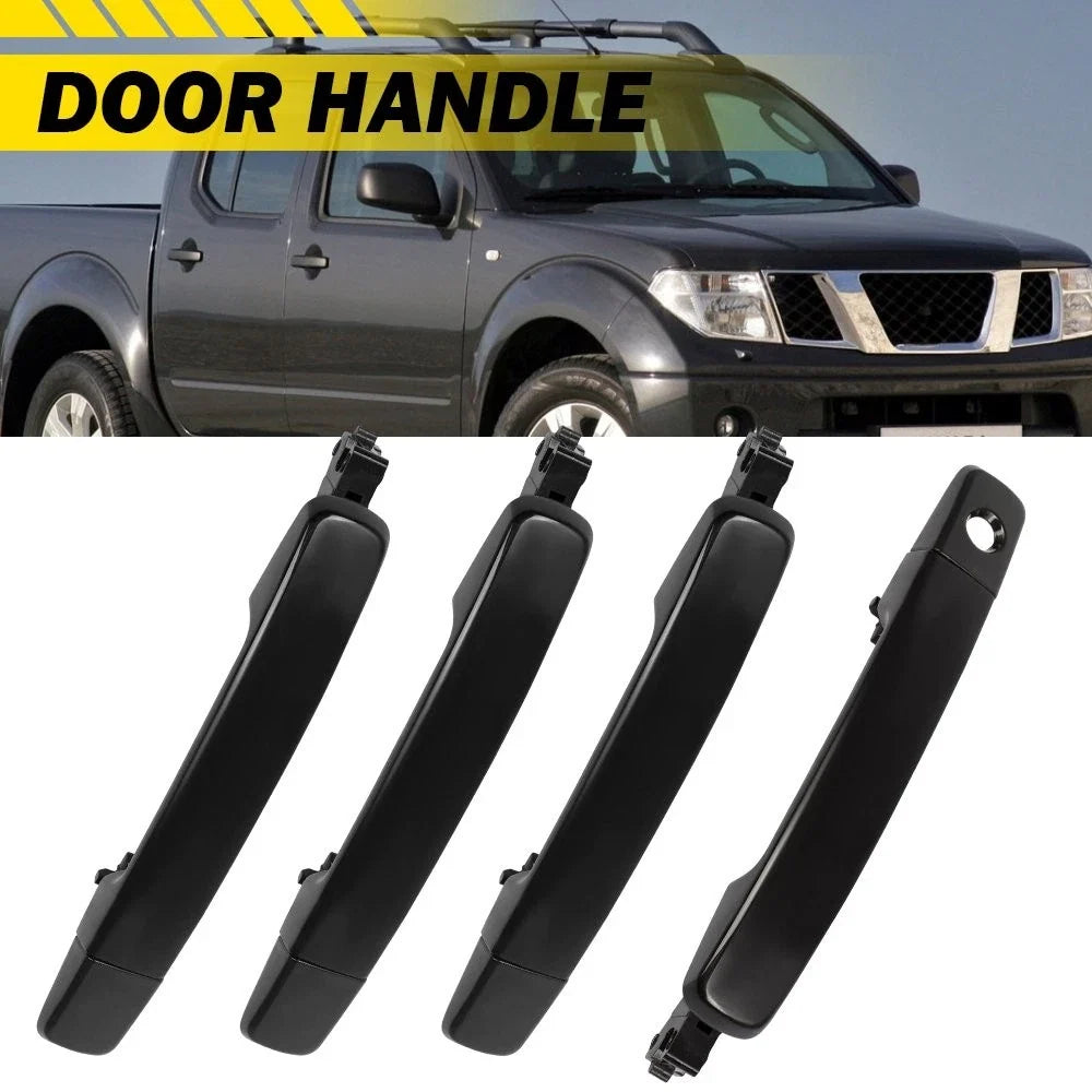 Outside Door Handle Set - 4Pcs for Nissan Frontier 2005–2008