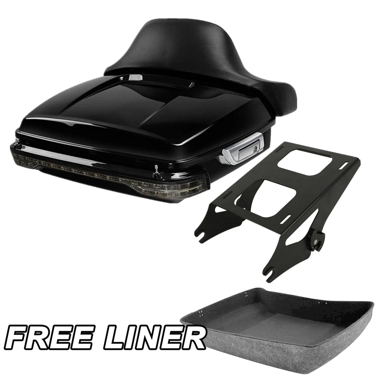 Trunk Pad Tail Light Mount Rack for Harley Electra 2014-2025 Road Glide