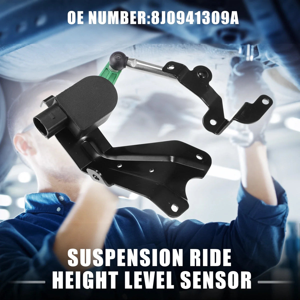 Air Suspension Ride Height Level Sensor for Audi A3 (2006–2013) No. 8J0941309A Rear Left