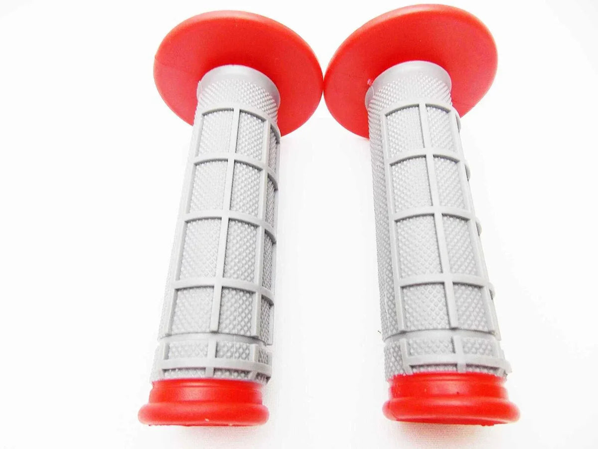 Red Grey Hand Grip Set for CRF100 Honda