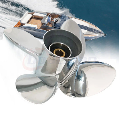 Boat Propeller 4-Blade 13 1/2x13-RH for Suzuki DF 40-140HP