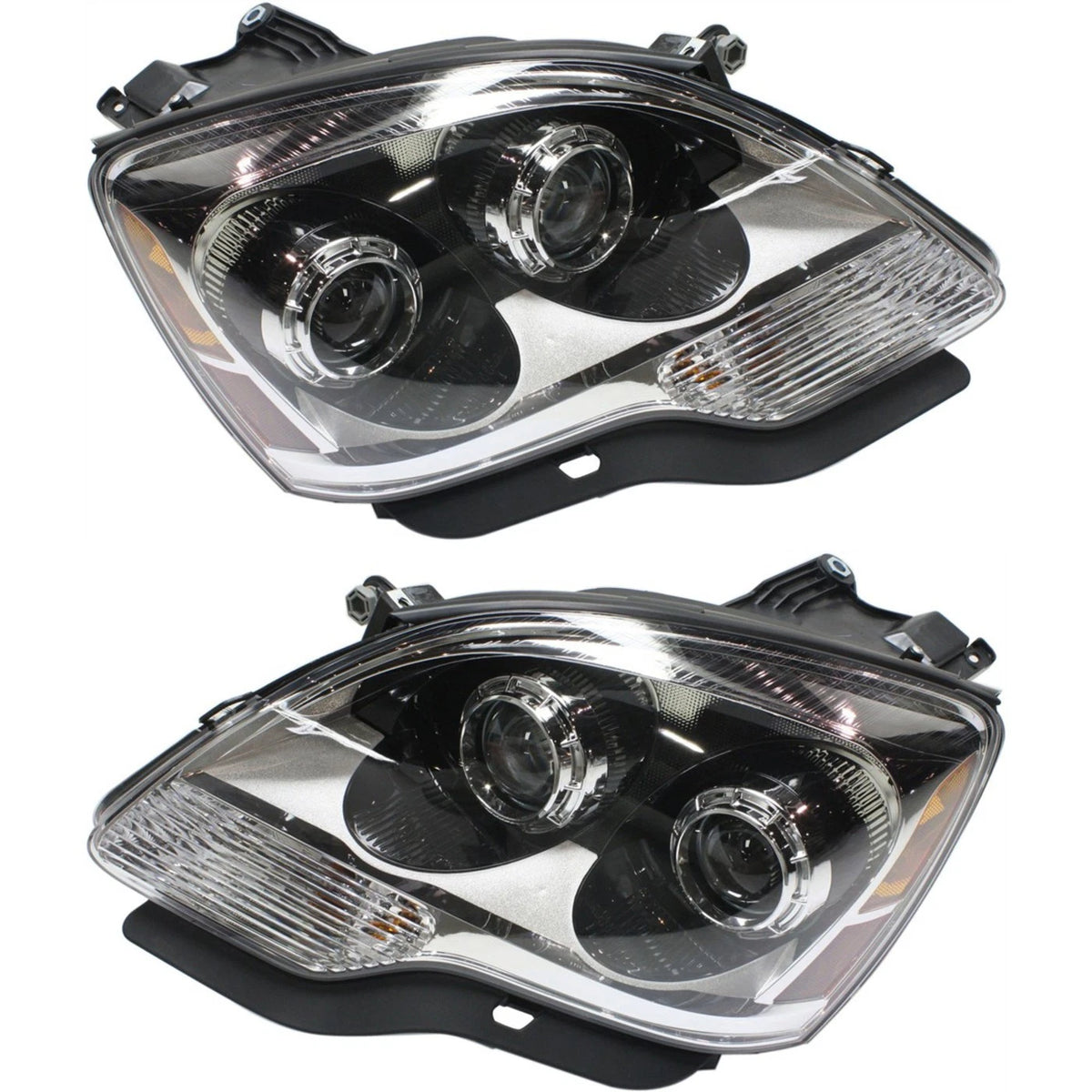 Driver & Passenger Headlights for GMC Acadia (2008–2012) Halogen, CAPA