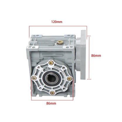RV40 Worm Gear Reducer for Nema34 Stepper Motors - 20:1 Ratio