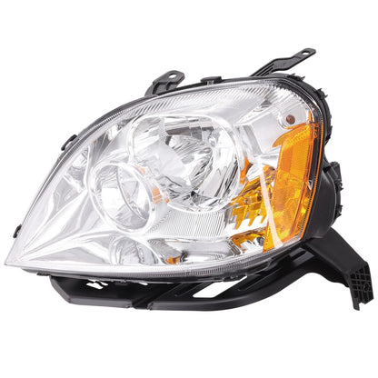 Driver Side Headlight for Ford Five Hundred (2005–2007) Halogen with Bulb