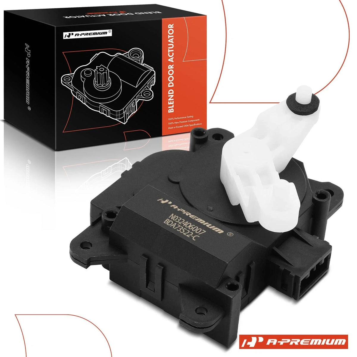 Left Blend Door Actuator for Honda Odyssey (2005–2010) & Ridgeline (2006–2014)
