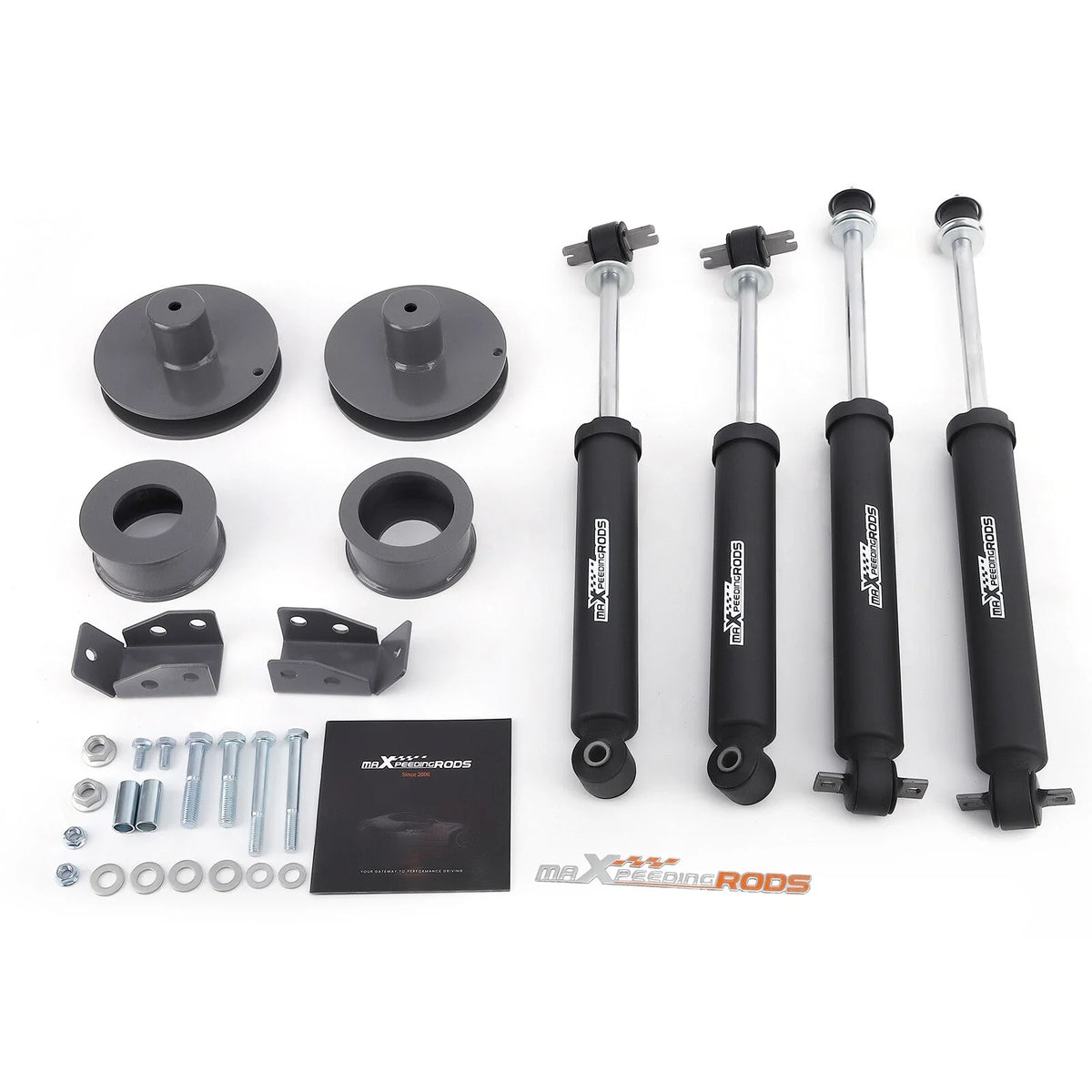 2 Inch Suspension Lift Kit with Shocks for Jeep Wrangler TJ (1997–2006)