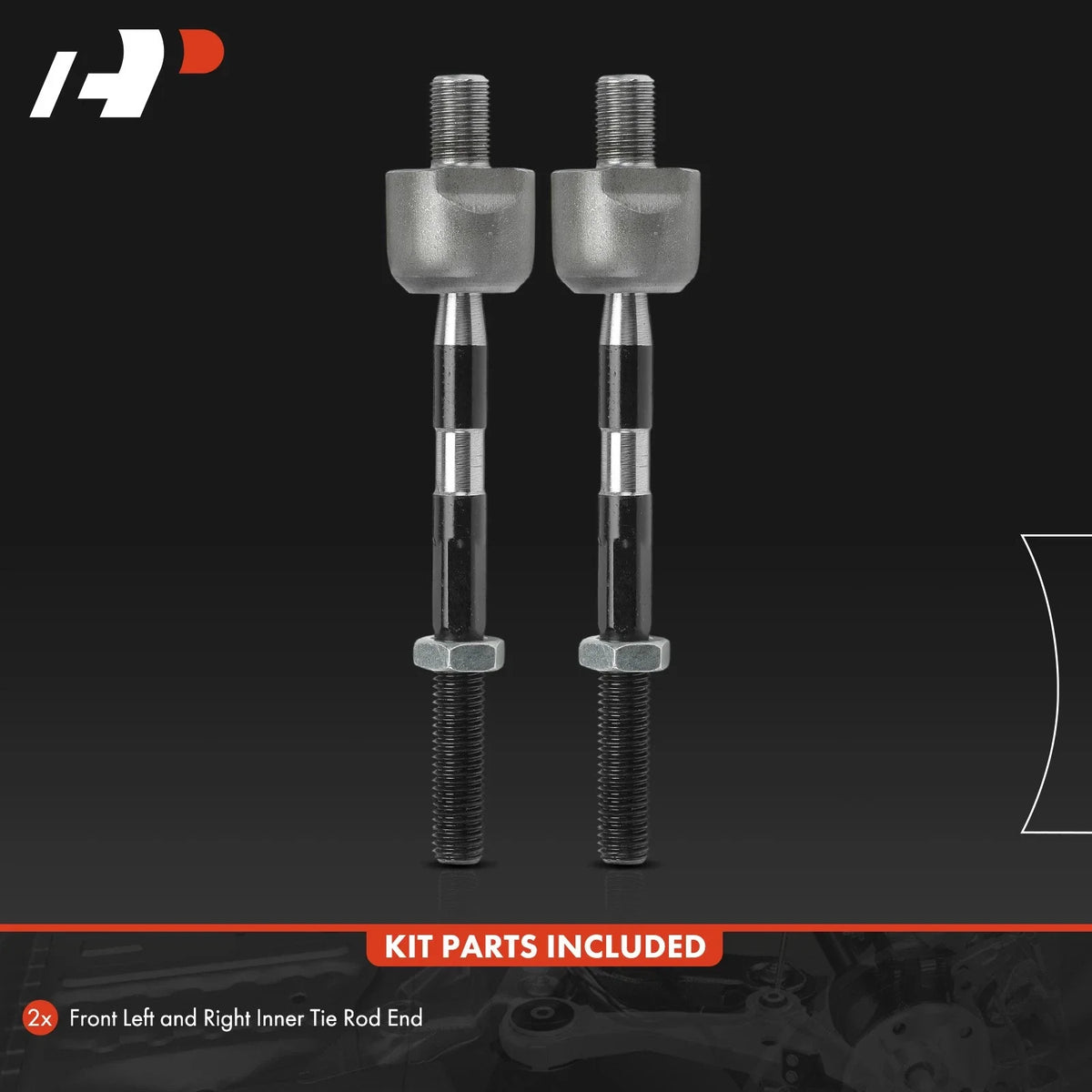 Set of 2 Front Inner Tie Rod Ends for 2019-2023 Ford Ranger