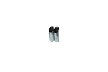 2.5" Dual Exhaust Kit for Ford F150 (2015–2020) - 1 Chamber Slash Tips