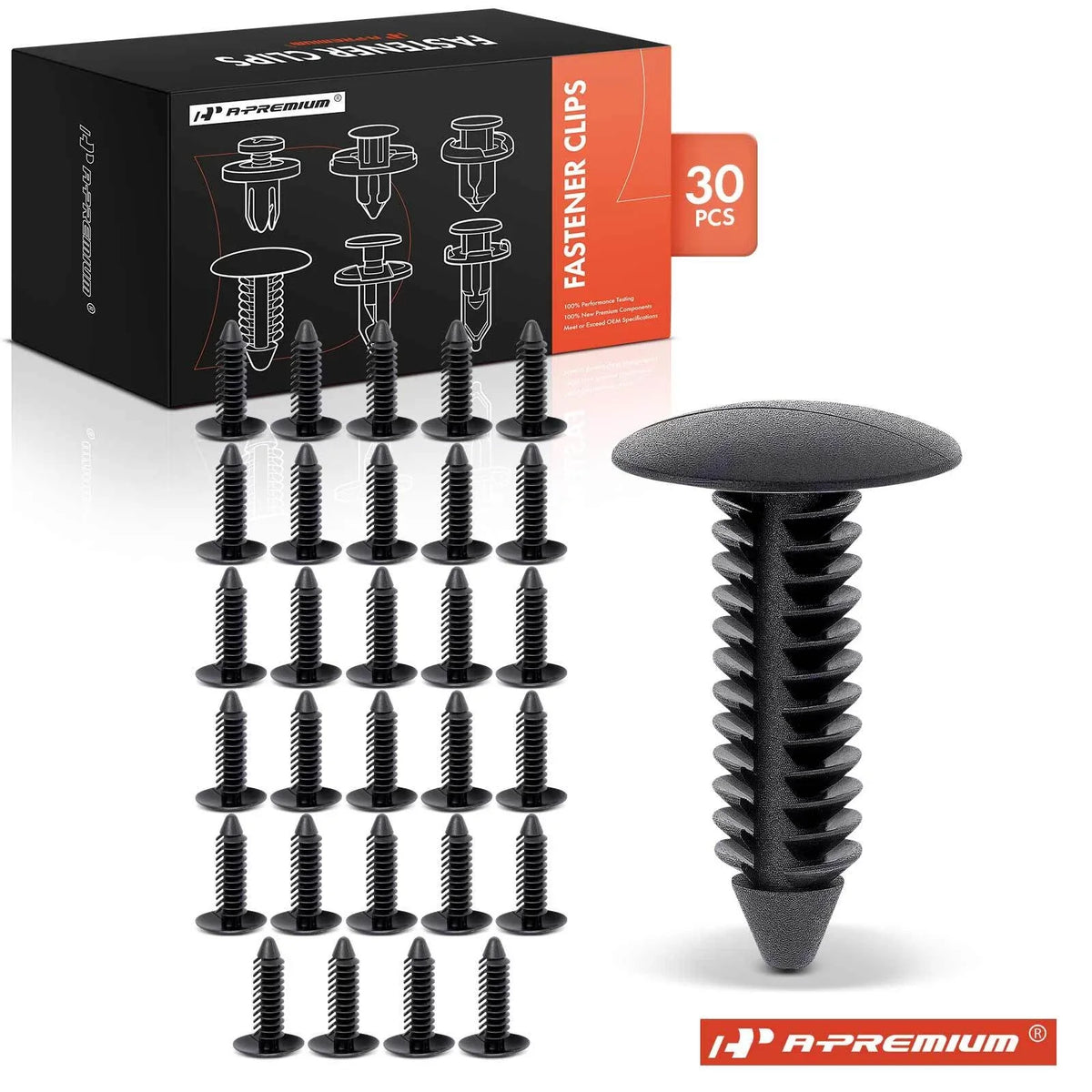 Set of 30 Nylon Shield Panel Retainer Clips for Ford GMC