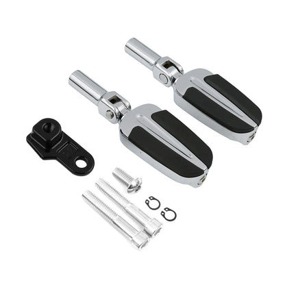 Chrome Footpeg Pedals for Harley Softail Slim (2012 to 2017)