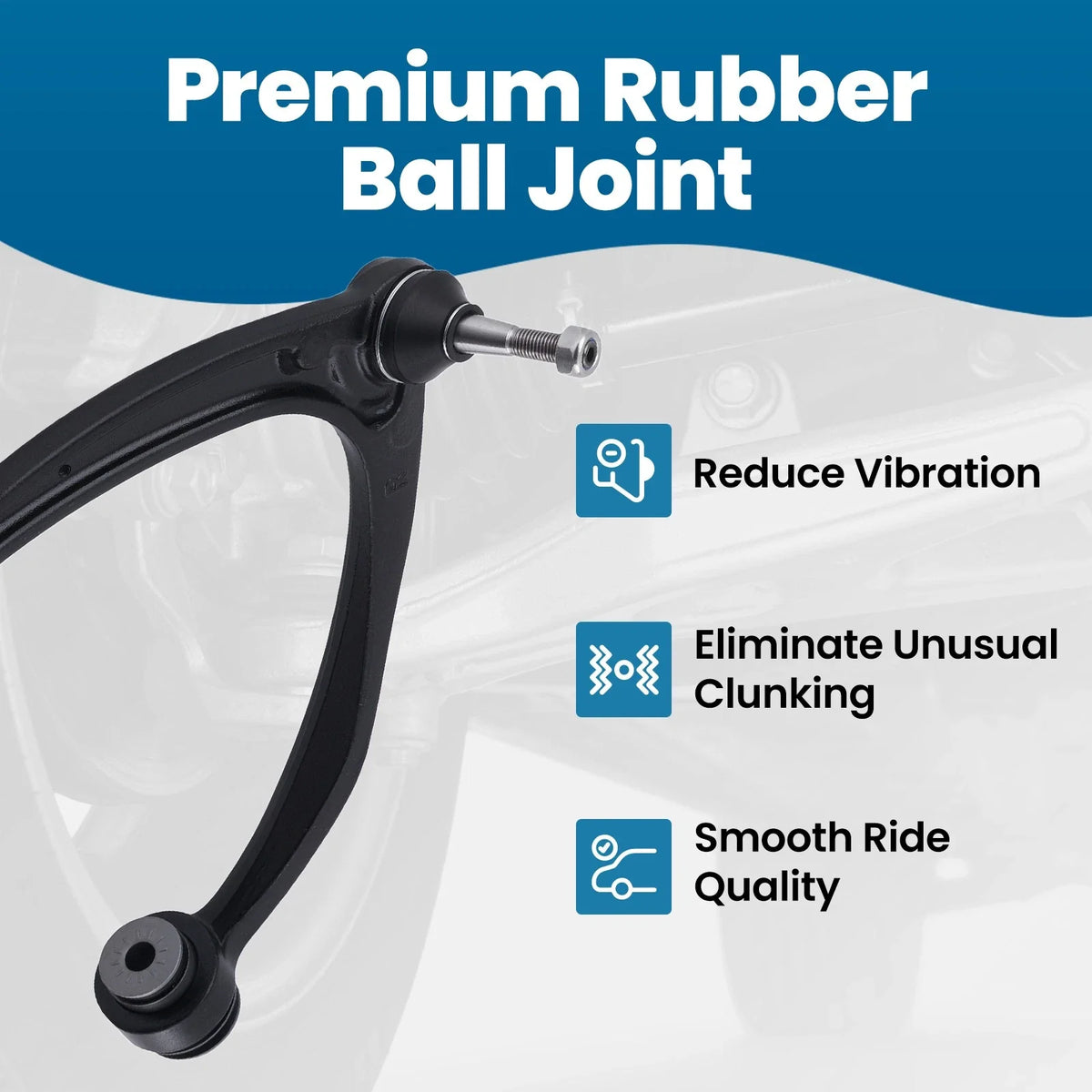 Front Upper Control Arms with Sway Bar for 2007-2014 Tahoe Silverado