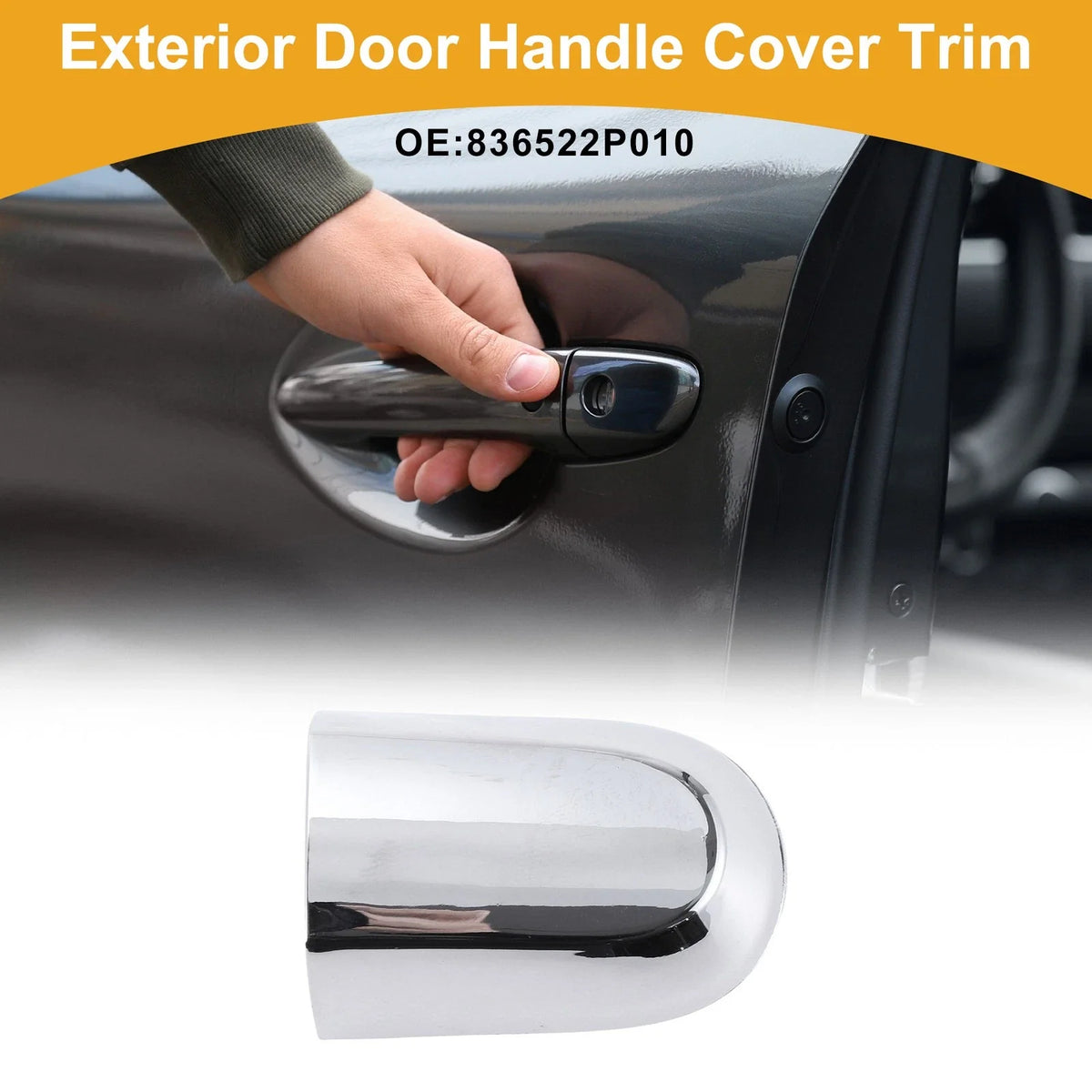 Chrome Door Handle Cover Trim for Kia Sorento (2011–2015) ABS