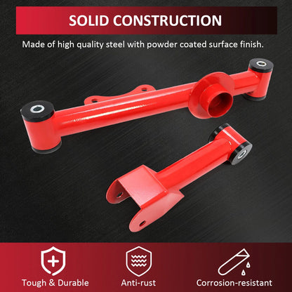 Rear Control Arms Tubular with Bushings for Ford Mustang 1979-2004