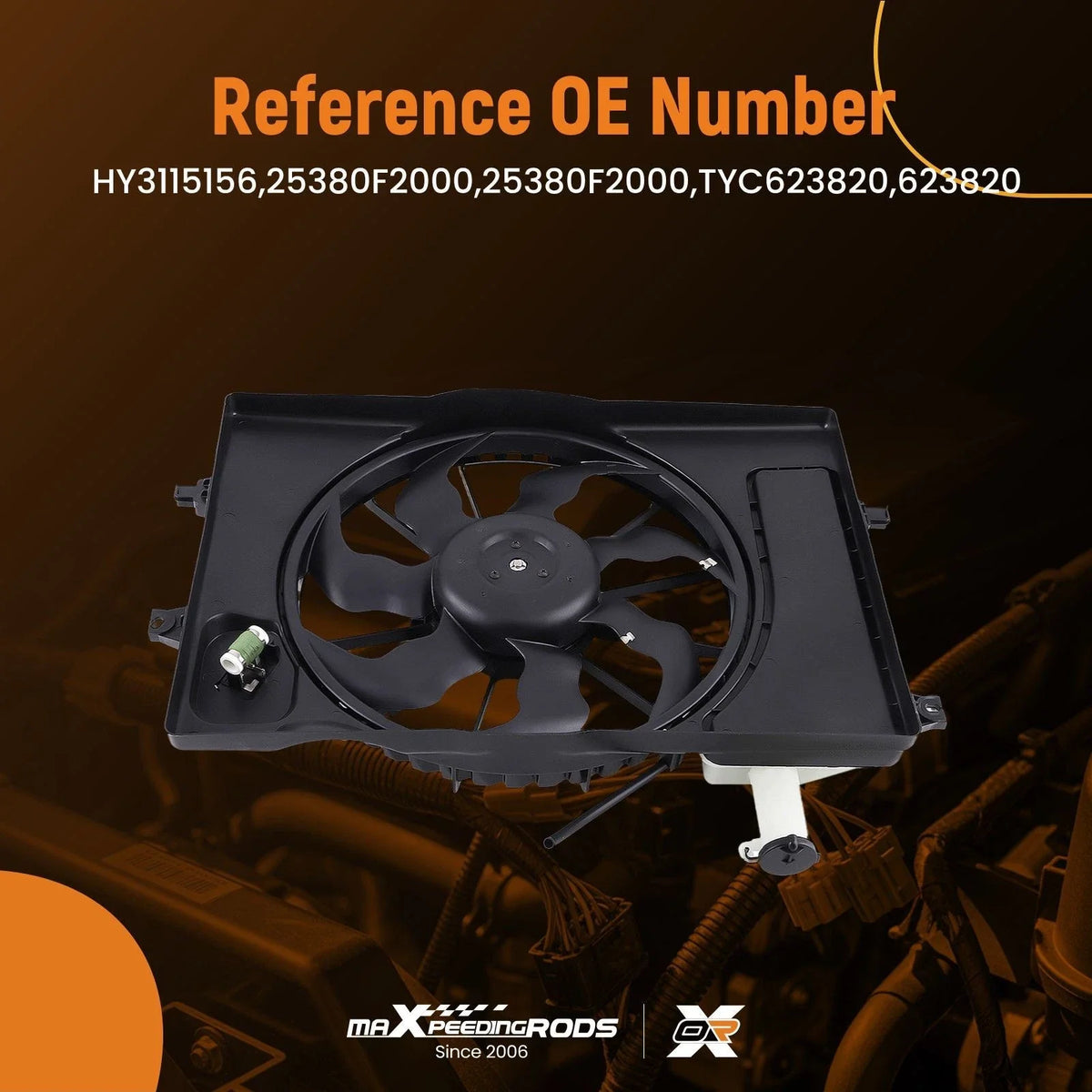 Engine Radiator Cooling Fan Assembly for Hyundai Elantra (2017–2020)