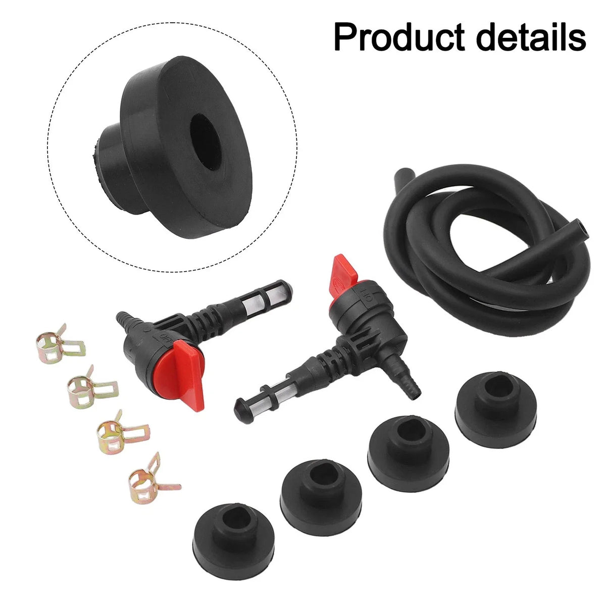 Fuel Shut Off Valve Kit for Generators and Cleaners