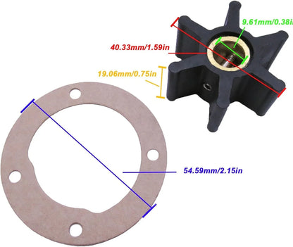 Sea Water Pump Impeller for Ekstroem K 2AS Engine Model