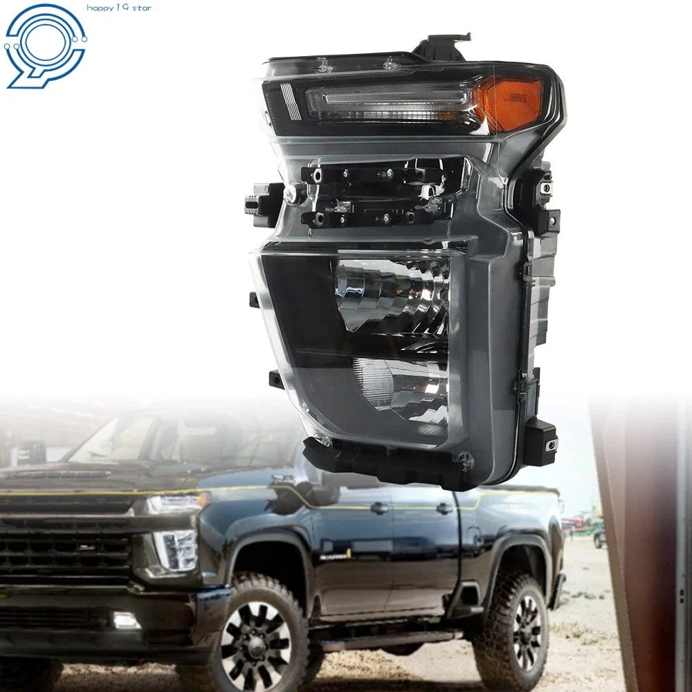 Headlight for Chevy Silverado 2500/3500HD (2020–2023) Halogen Left Side Clear