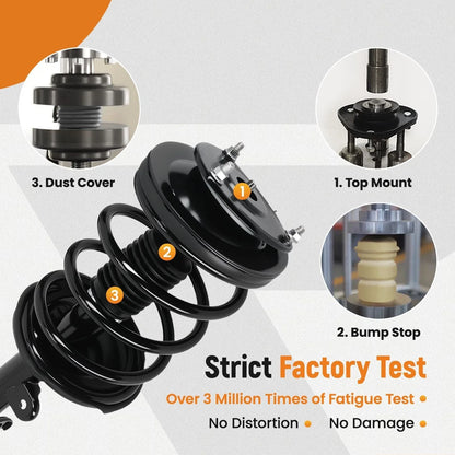 Complete Shocks Struts Set for Hyundai Santa Fe (2007–2009) 2.7L 3.3L