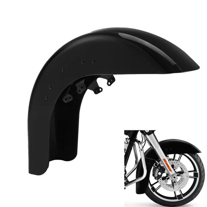 Vivid Black Front Fender for Touring Harley FLHX FLTR (2014-2024)
