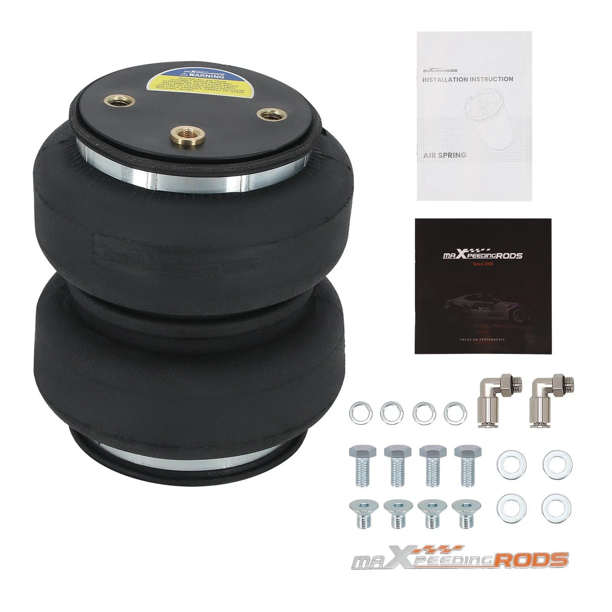 2500 lb Air Spring Ride Bag for Heavy Duty Truck and Van, Universal