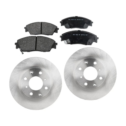 Front Brake Pad Set and Disc for Honda Prelude (1988–1990)