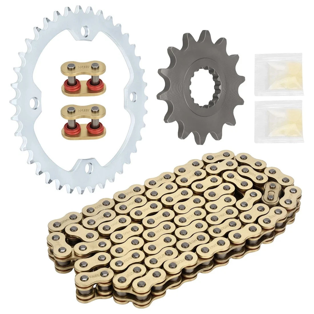X-Ring Chain and Sprocket Set for Yamaha Raptor 700 YFM700 (2006-2024)