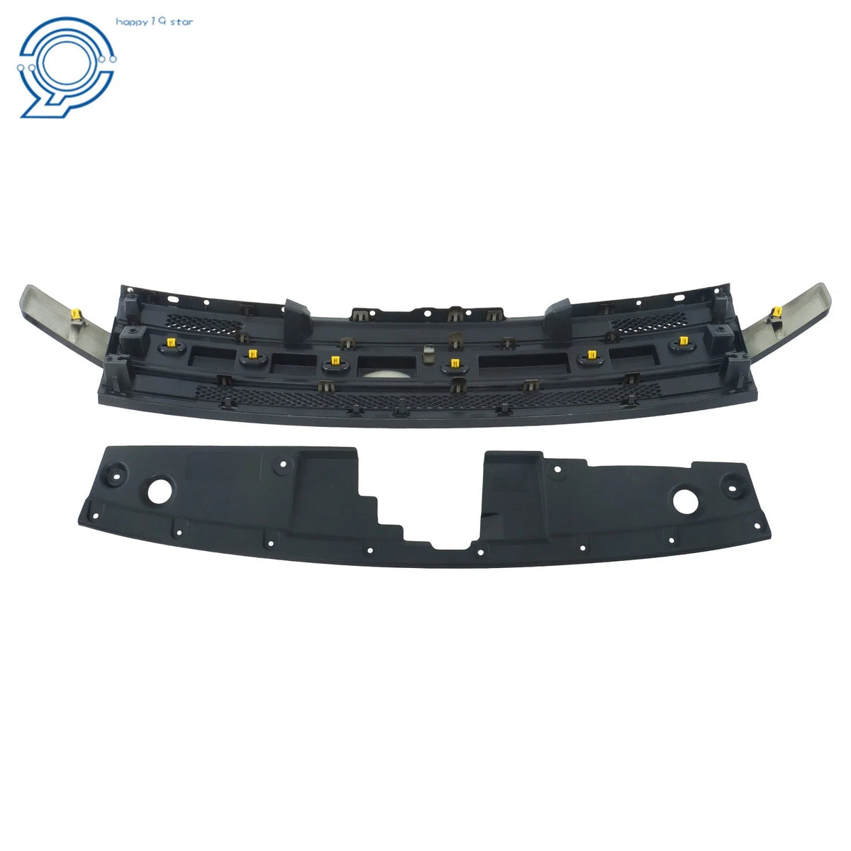 Front Upper Grille in Gloss Black for Ford Flex (2013-2019)