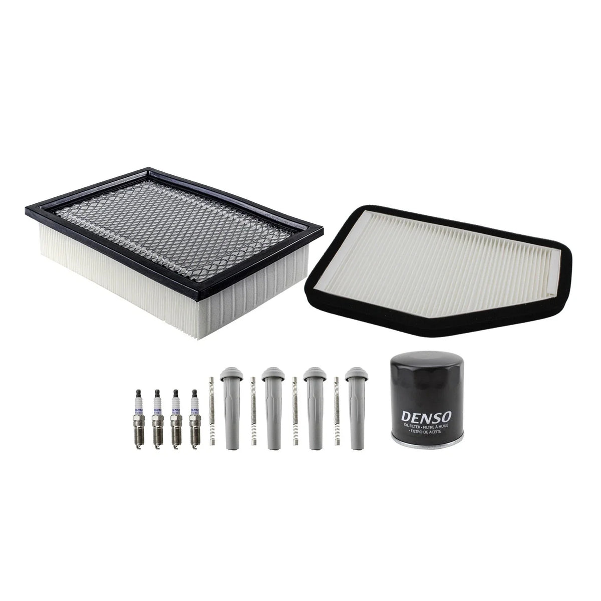 Denso Tune Up Kit 4 Spark Plugs & Boots for Escape Mariner Tribute (2001–2012)