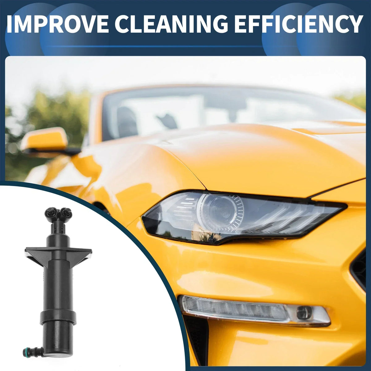 Washer Nozzle for Mercedes-Benz ML500 2000-2005 Headlights