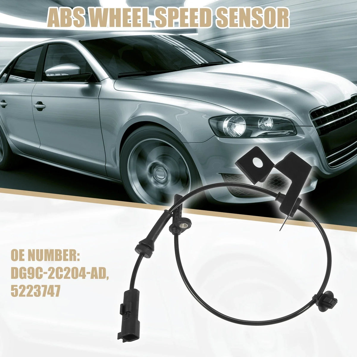 ABS Wheel Speed Sensor for Ford Mondeo (2015–2022) DG9C-2C204-AD