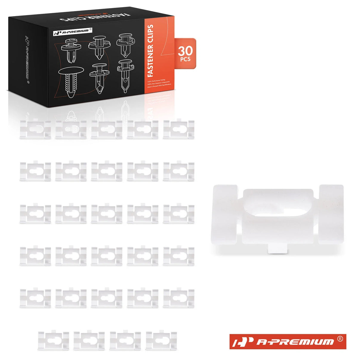 30Pcs Nylon Quarter Belt Reveal Moulding Clips for GM