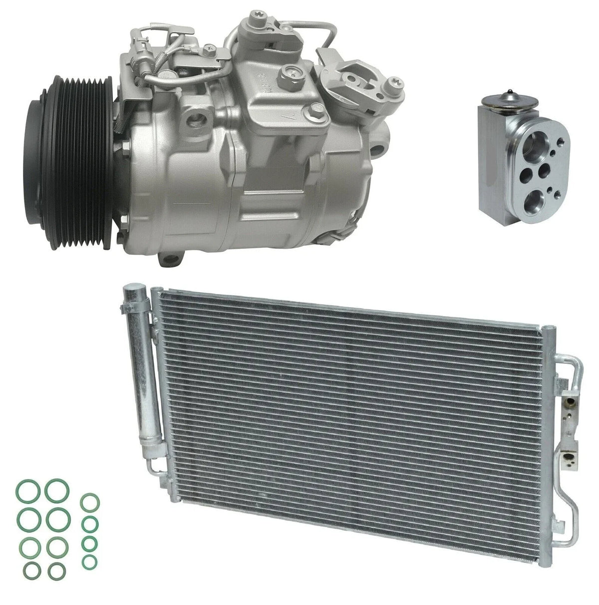 A C Compressor Kit With Condenser for BMW 435i Gran Coupe (2015–2015)