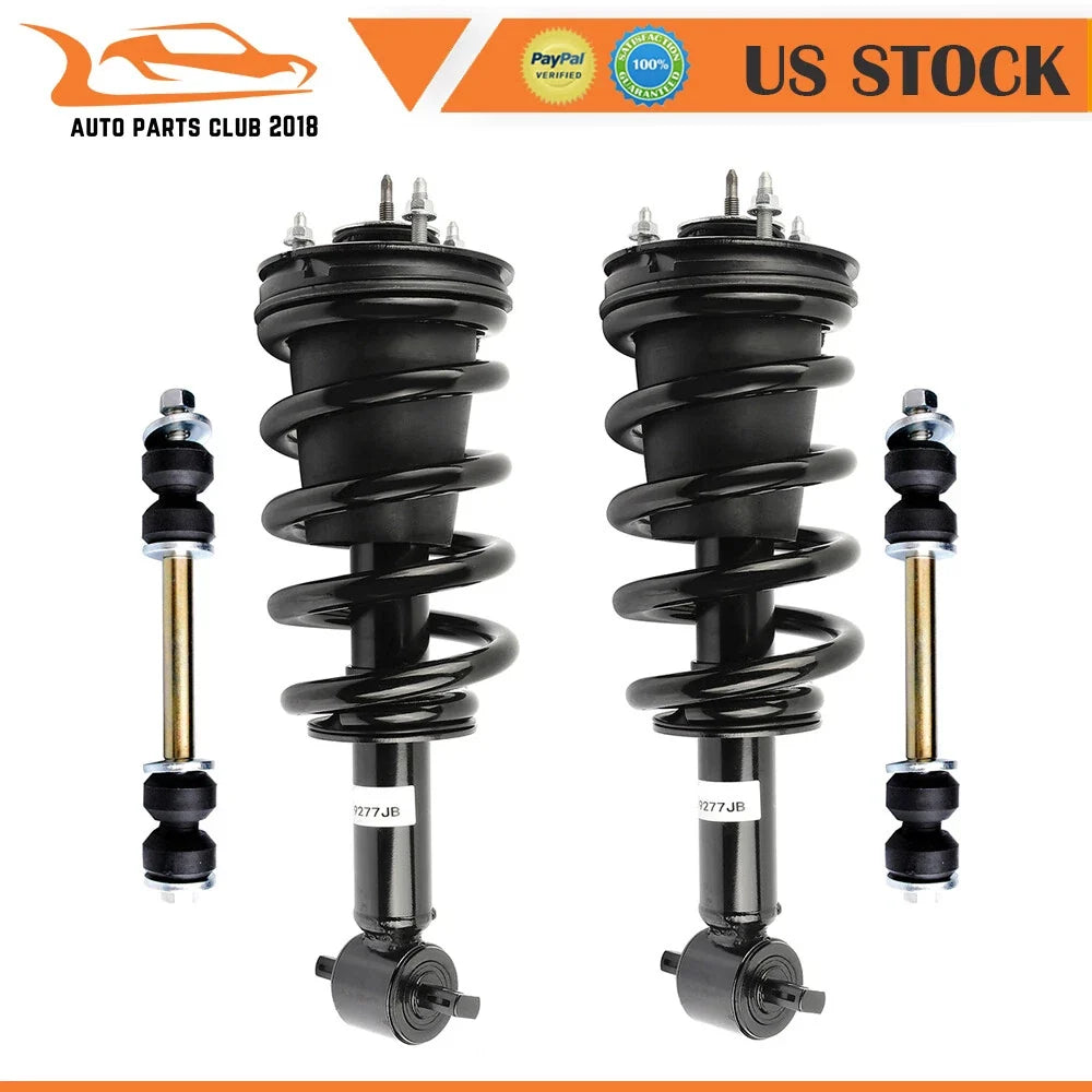 Front Struts Sway Bars Kit for Chevrolet Silverado GMC Sierra 1500 (2014–2018)