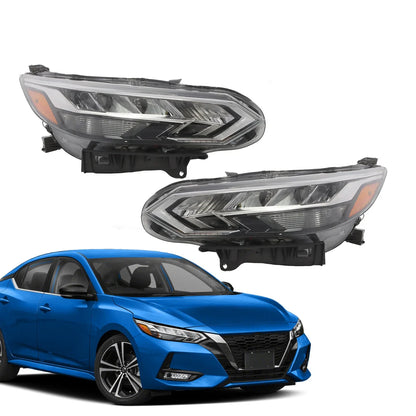 LED Headlamps for Nissan Sentra (2020–2022) Left & Right Pair Assembly