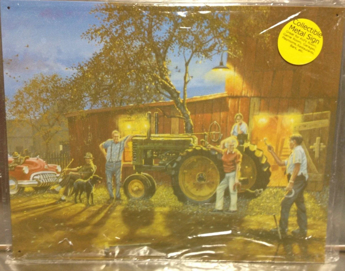 Vintage Replica Tin Metal Sign for John Deere Tractor (JD 94490)