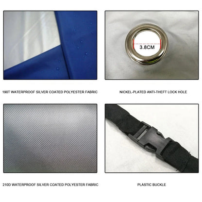 XL Motorcycle Cover for Universal Fit - Waterproof UV and Dust Protection