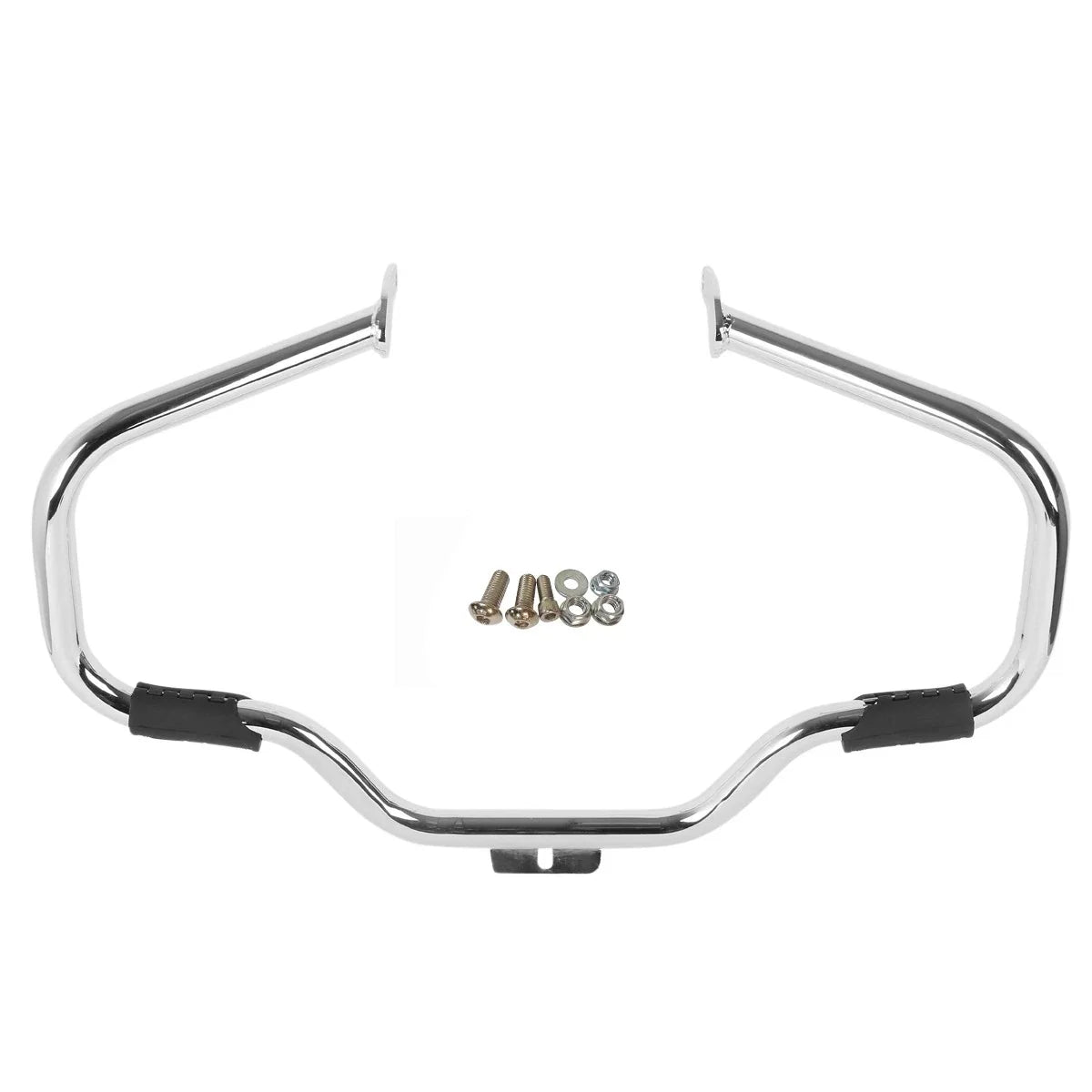 Chrome Mustache Engine Guard Crash Bar for Harley Softail Fatboy (2000–2017)