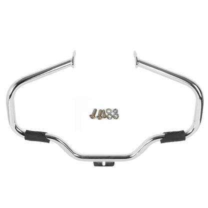 Chrome Mustache Engine Guard Crash Bar for Harley Softail Fatboy (2000–2017)